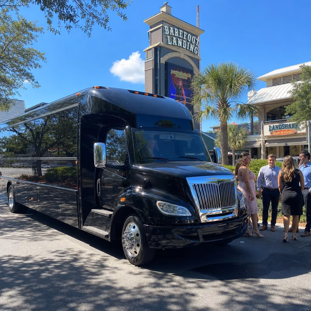 Rent a Bus to Barefoot Landing