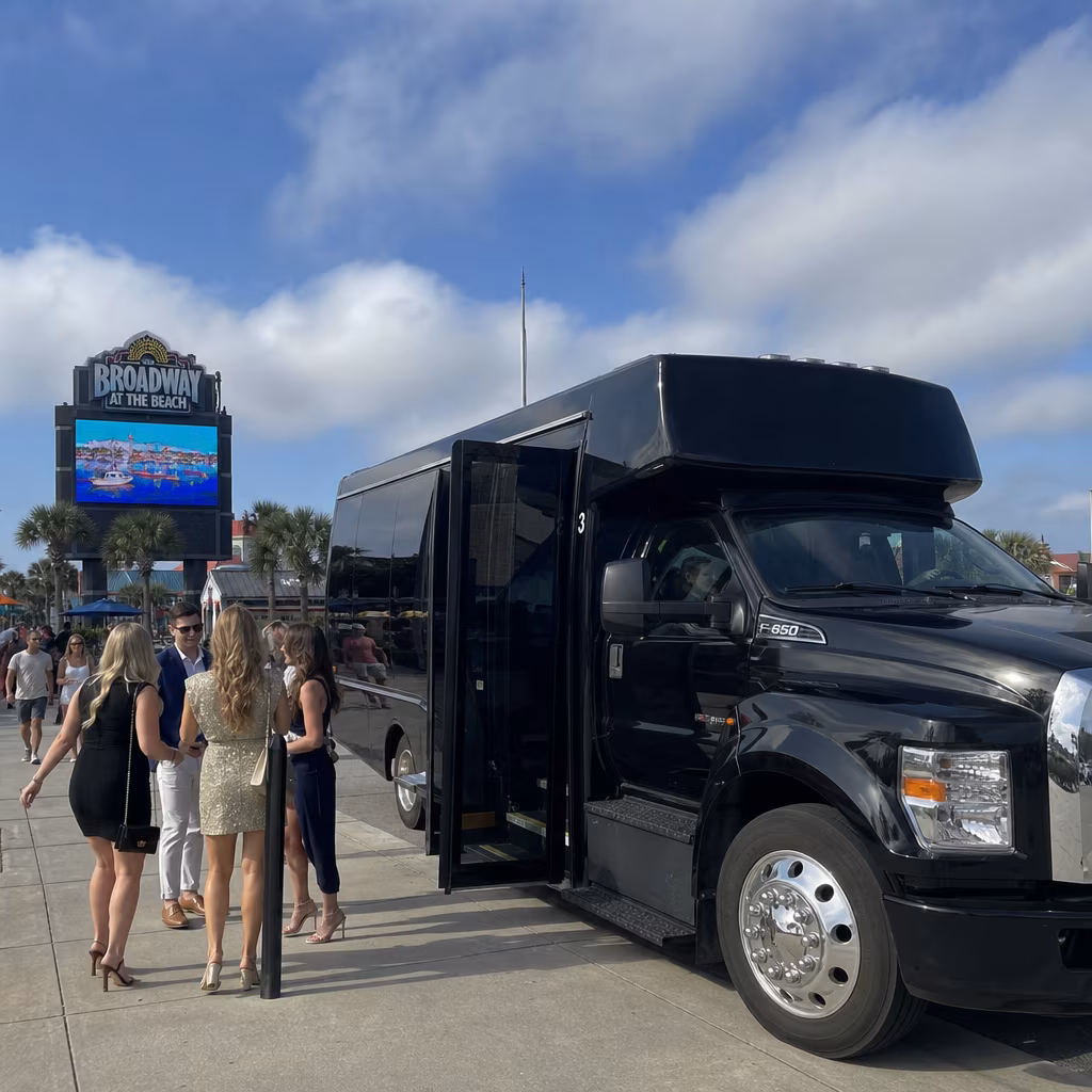 Rent a Bus to Broadway at the Beach