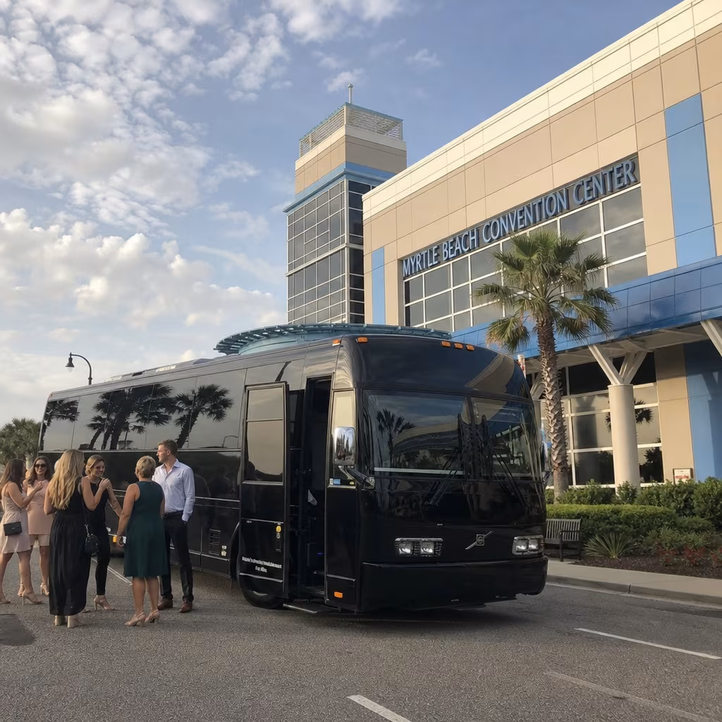 Rent a Bus to the Myrtle Beach Convention Center