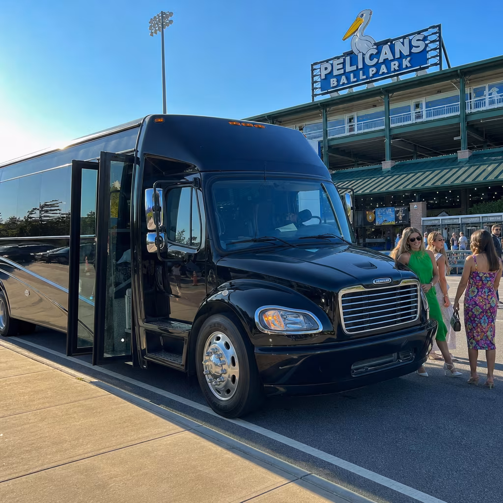 Rent a Bus to Pelicans Ballpark