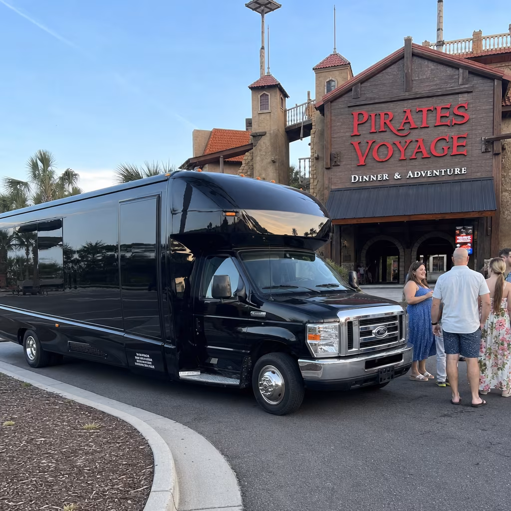 Rent a Bus to Pirates Voyage Dinner & Adventure