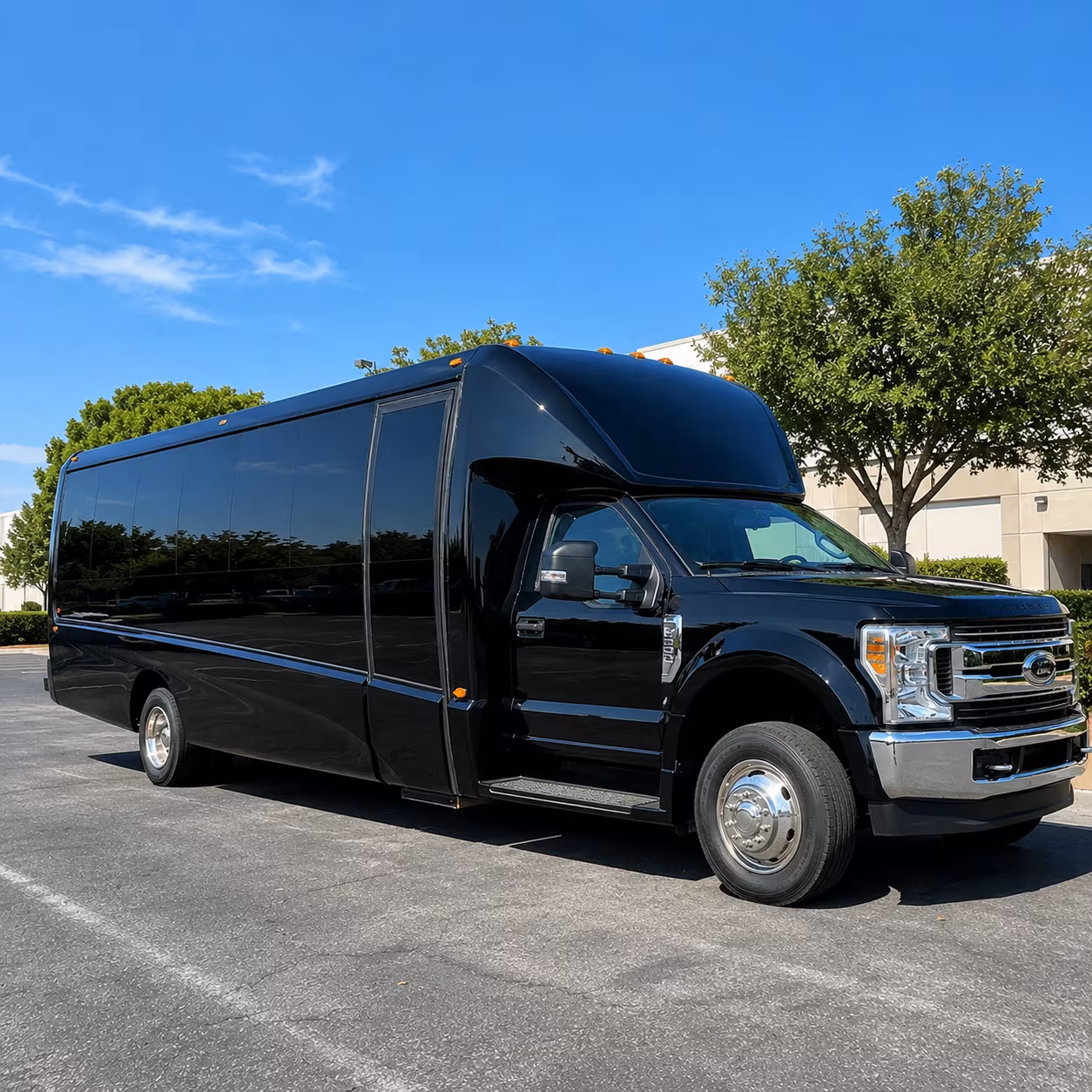 Myrtle Beach Airport Shuttle & Transportation party bus interior