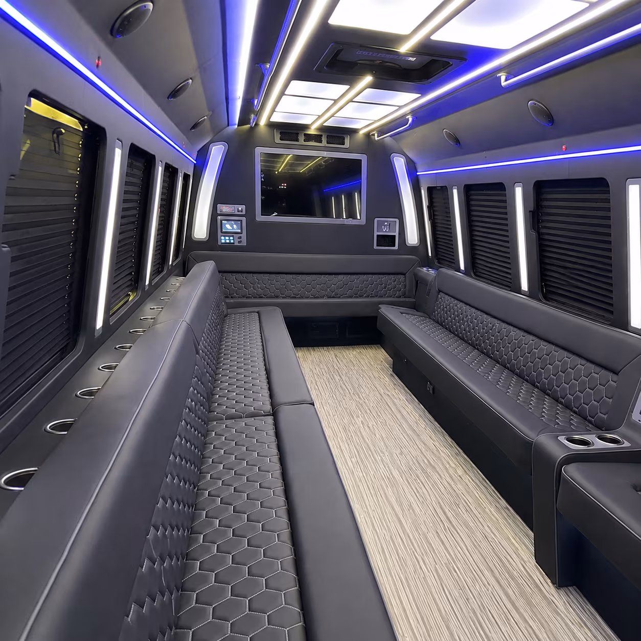 Myrtle Beach Bachelor & Bachelorette Transportation party bus exterior