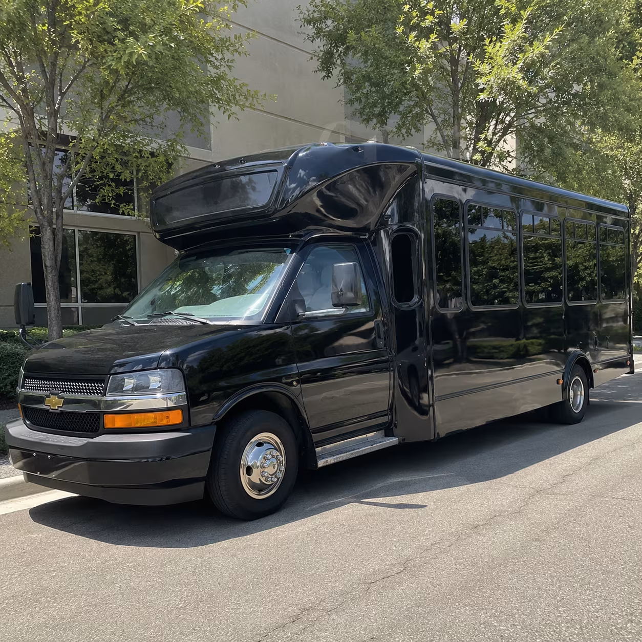 Myrtle Beach Private Event Transportation party bus exterior