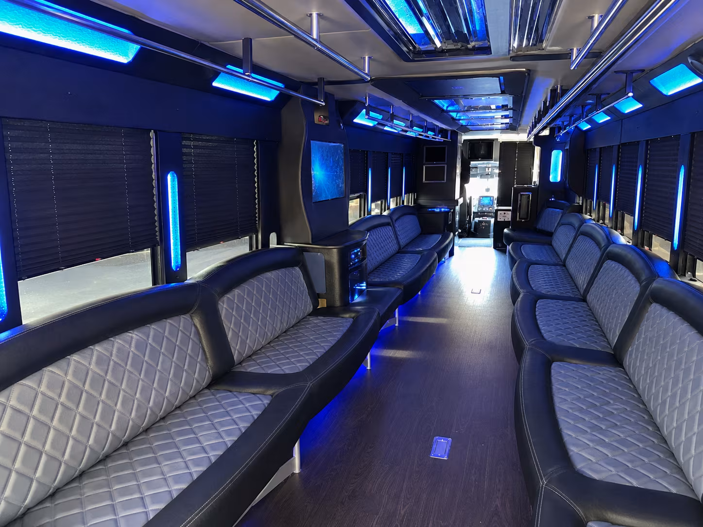 Myrtle Beach Private Event Transportation party bus exterior