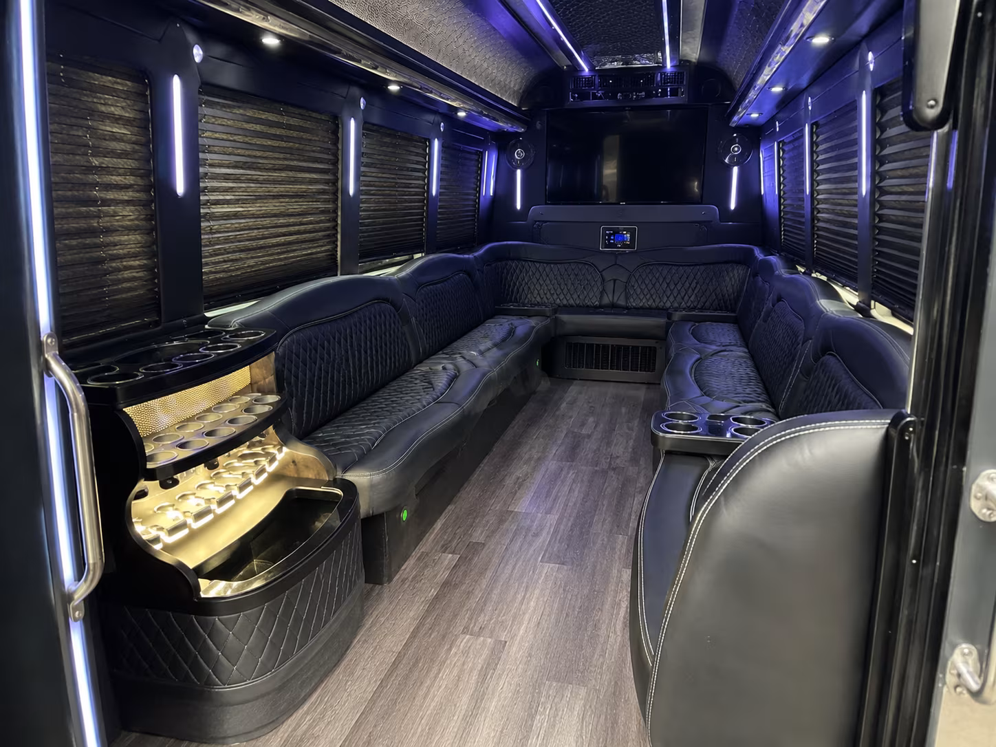 Myrtle Beach Prom & Homecoming Transportation party bus exterior