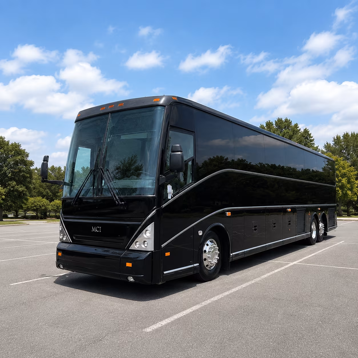 Myrtle Beach School Event Transportation party bus exterior