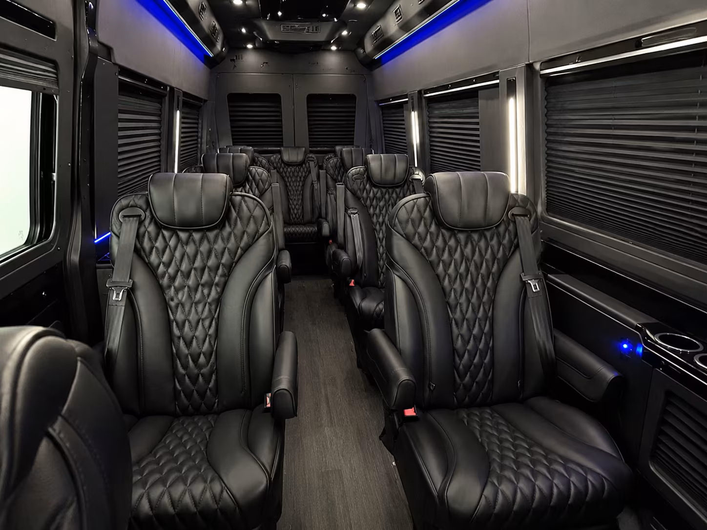 Myrtle Beach School Event Transportation party bus interior