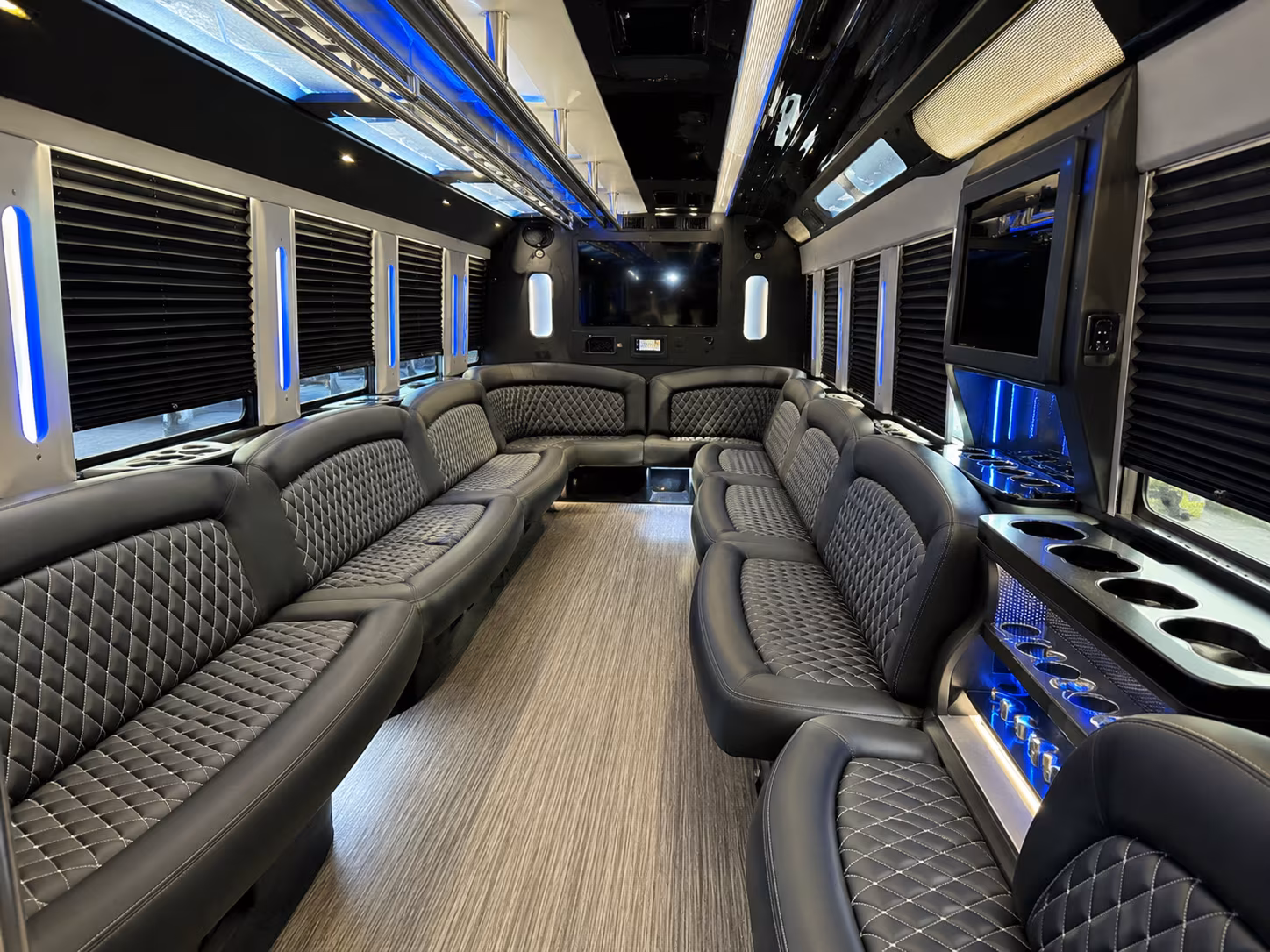 Myrtle Beach Sporting Event Transportation party bus exterior
