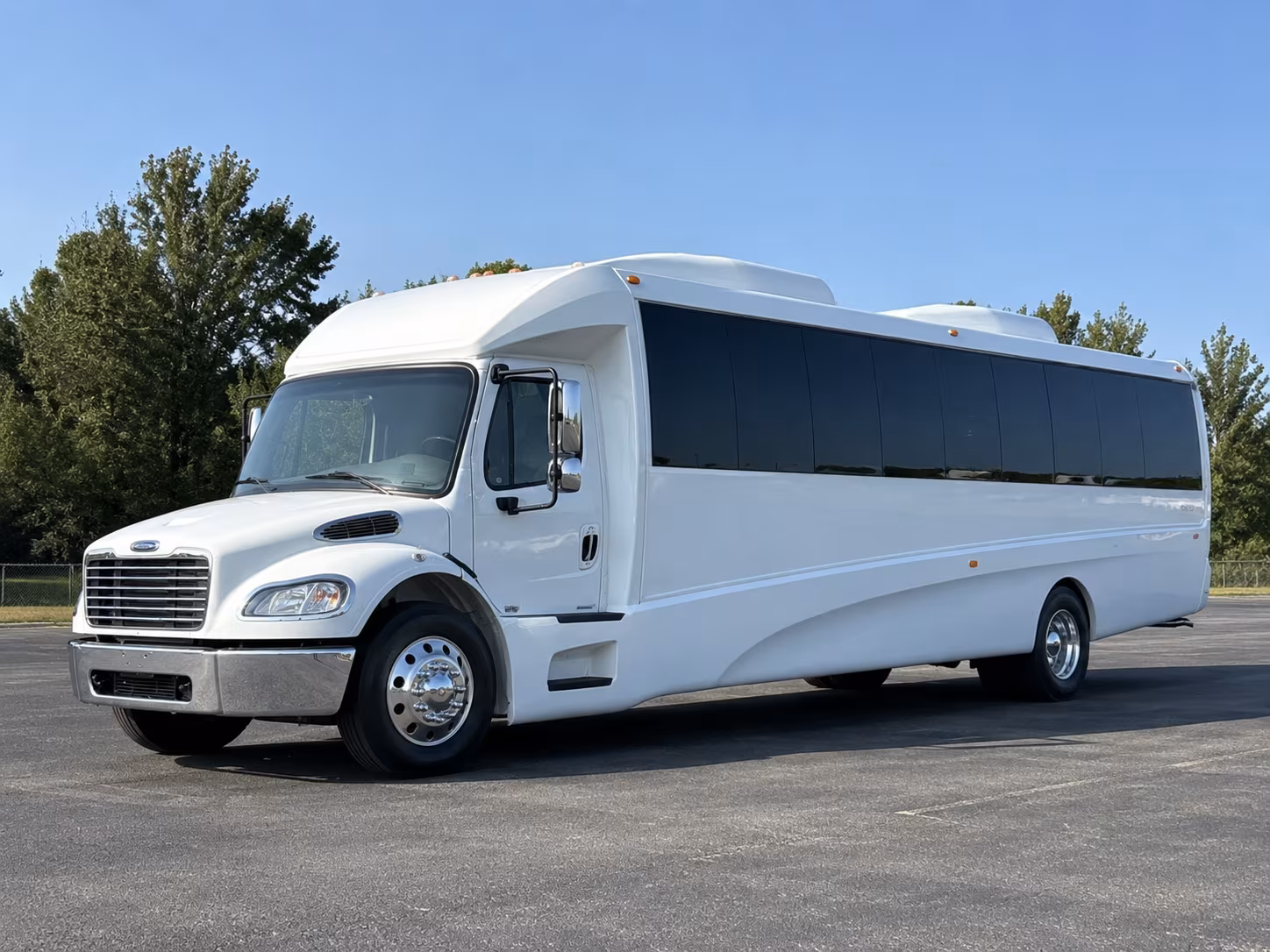 Myrtle Beach Wedding Transportation party bus exterior