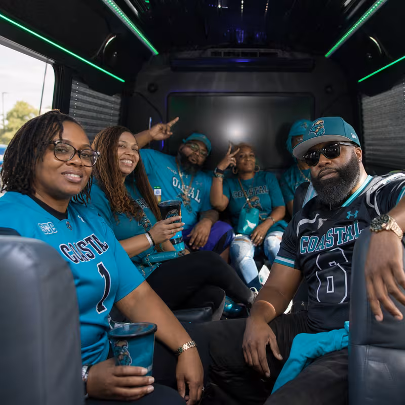 Myrtle Beach Sporting Event Transportation fleet vehicle