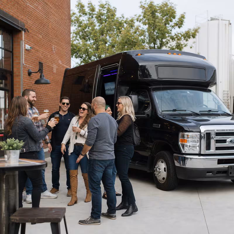 Myrtle Beach Winery & Brewery Tour Transportation fleet vehicle